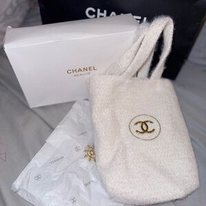 Chanel beauty White Tote Bag